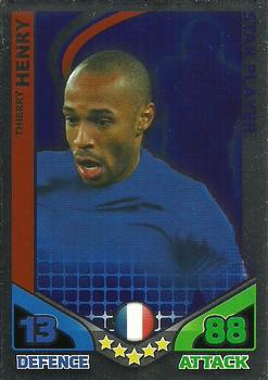 2010 Topps Match Attax England 2010 #NNO Thierry Henry Front