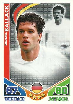 2010 Topps Match Attax England 2010 #NNO Michael Ballack Front