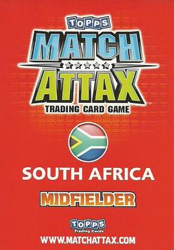 2010 Topps Match Attax England 2010 #NNO Siphiwe Tshabalala Back