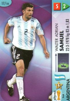 2006 Panini Goaaal! World Cup Germany #17 Samuel Front