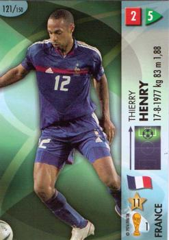 2006 Panini Goaaal! World Cup Germany #121 Thierry Henry Front
