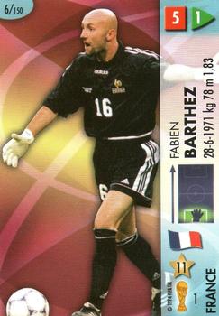 2006 Panini Goaaal! World Cup Germany #6 Barthez Front