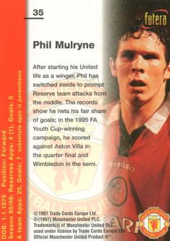 1997 Futera Manchester United #35 Phil Mulryne Back
