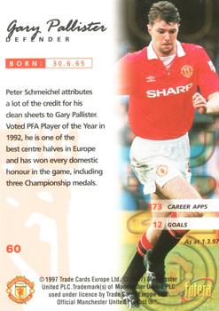 1997 Futera Manchester United #60 Gary Pallister Back