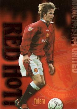 1997 Futera Manchester United - Red Hot Bronze #RH3 David Beckham Front
