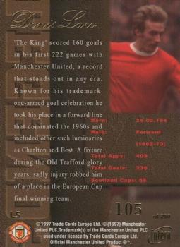 1997 Futera Manchester United - Legends Gold #L5 Denis Law Back