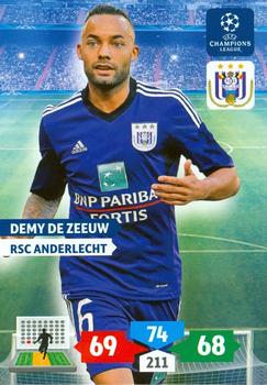 2013-14 Panini Adrenalyn XL UEFA Champions League #44 Demy de Zeeuw Front