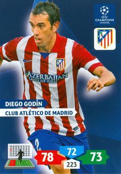 2013-14 Panini Adrenalyn XL UEFA Champions League #56 Diego Godin Front