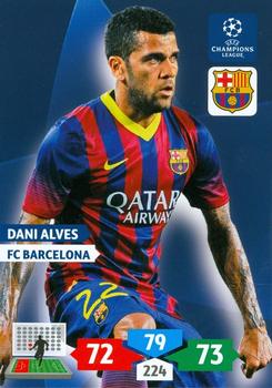 2013-14 Panini Adrenalyn XL UEFA Champions League #65 Dani Alves Front