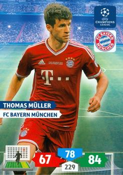 2013-14 Panini Adrenalyn XL UEFA Champions League #89 Thomas Muller Front