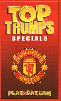 2003 Top Trumps Specials Manchester United #NNO David Bellion Back