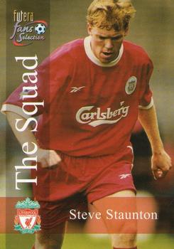 2000 Futera Fans Selection Liverpool #123 Steve Staunton Front