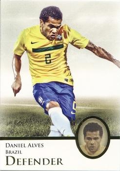 2013 Futera Unique World Football #012 Daniel Alves Front