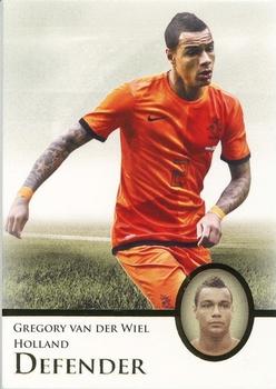 2013 Futera Unique World Football #030 Gregory van der Wiel Front