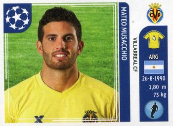 2011-12 Panini UEFA Champions League Stickers #28 Mateo Musacchio Front