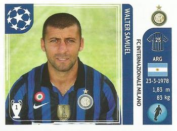 2011-12 Panini UEFA Champions League Stickers #78 Walter Samuel Front