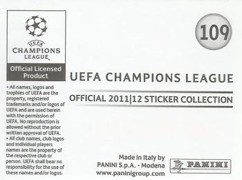 2011-12 Panini UEFA Champions League Stickers #109 Franck Beria Back