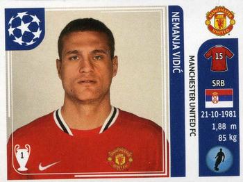 2011-12 Panini UEFA Champions League Stickers #143 Nemanja Vidic Front