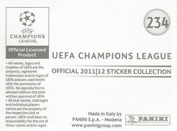 2011-12 Panini UEFA Champions League Stickers #234 Michel Bastos Back