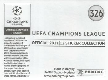 2011-12 Panini UEFA Champions League Stickers #326 Eren Derdiyok Back