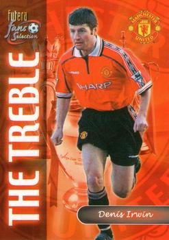 2000 Futera Fans Selection Manchester United #153 Denis Irwin Front