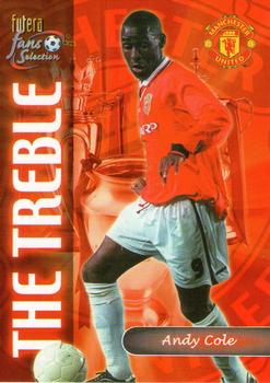 2000 Futera Fans Selection Manchester United #163 Andy Cole Front