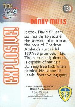 2000 Futera Fans Selection Leeds United #130 Danny Mills Back
