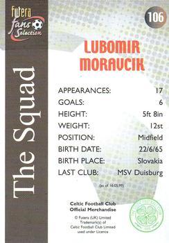 2000 Futera Fans Selection Celtic #106 Lubomir Moravcik Back