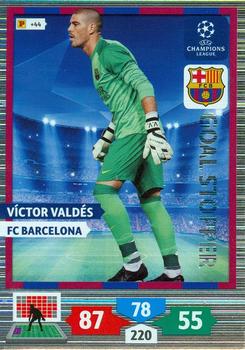 2013-14 Panini Adrenalyn XL UEFA Champions League - Goal Stoppers #NNO Victor Valdes Front