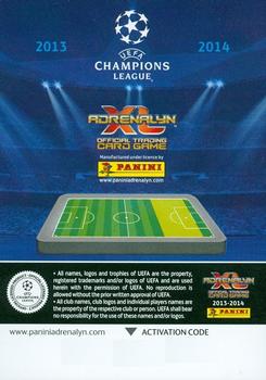 2013-14 Panini Adrenalyn XL UEFA Champions League - Top Masters #356 Robert Lewandowski Back