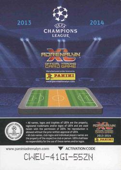 2013-14 Panini Adrenalyn XL UEFA Champions League - Limited Editions #BAR-AI Andres Iniesta Back