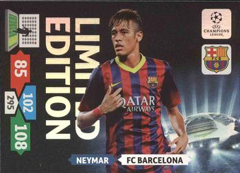2013-14 Panini Adrenalyn XL UEFA Champions League - Limited Editions #BAR-NE Neymar Front