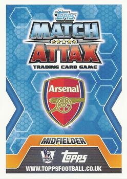 2013-14 Topps Match Attax Premier League #9 Tomas Rosicky Back