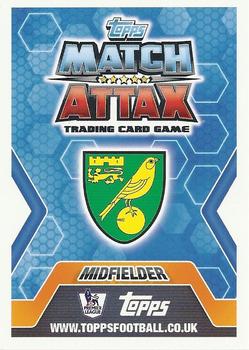 2013-14 Topps Match Attax Premier League #224 Alexander Tettey Back