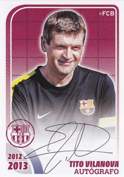 2012-13 Panini FC Barcelona Stickers #29 Tito Vilanova Front