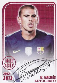 2012-13 Panini FC Barcelona Stickers #32 V. Valdés Front