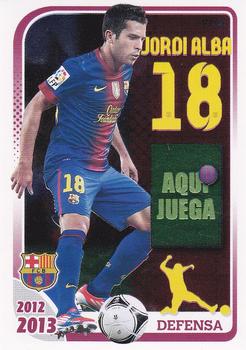 2012-13 Panini FC Barcelona Stickers #90 Jordi Alba Front