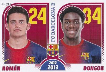 2012-13 Panini FC Barcelona Stickers #193 Román / Dongou Front