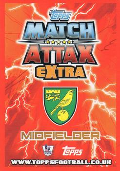 2012-13 Topps Match Attax Premier League Extra #U34 Alexander Tettey Back