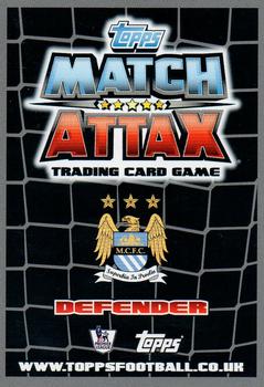 2011-12 Topps Match Attax Premier League Extra #C9 Vincent Kompany Back