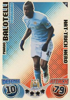 2010-11 Topps Match Attax Premier League Extra #H5 Mario Balotelli Front