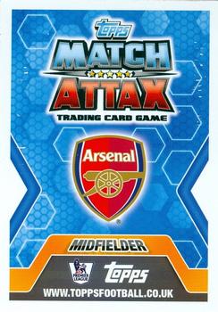 2013-14 Topps Match Attax Premier League - Limited Edition Gold #LE2 Jack Wilshere Back