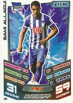 2013-14 Topps Match Attax Bundesliga #34 Sami Allagui Front