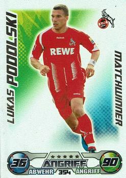 2009-10 Topps Match Attax Bundesliga #354 Lukas Podolski Front