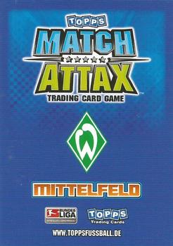 2009-10 Topps Match Attax Bundesliga #399 Mesut Ozil Back