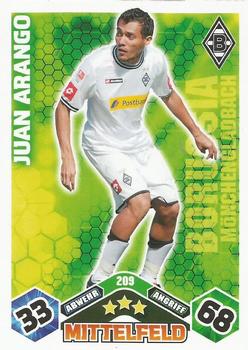 2010-11 Topps Match Attax Bundesliga #209 Juan Arango Front