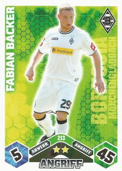 2010-11 Topps Match Attax Bundesliga #213 Fabian Backer Front