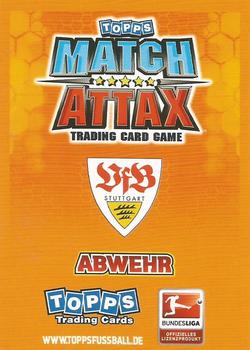 2010-11 Topps Match Attax Bundesliga #292 Arthur Boka Back