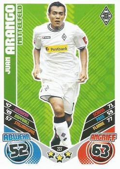 2011-12 Topps Match Attax Bundesliga #227 Juan Arango Front