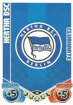 2011-12 Topps Match Attax Bundesliga #400 Hertha BSC Berlin Front